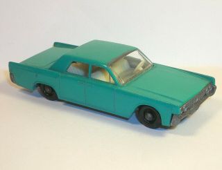 Vintage Matchbox Lesney 31 Lincoln Continental In Turquoise Enamel