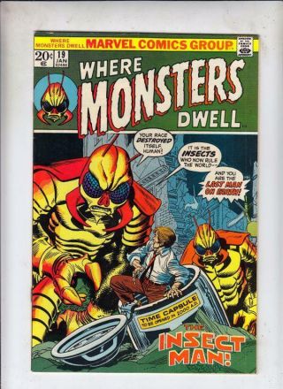 Where Monsters Dwell 19 Strict Nm/nm - Jack " The King " Kirby 50 Stunning