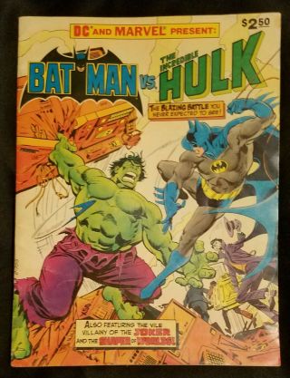 Batman Vs The Incredible Hulk - Treasury Edition - Fall 1981