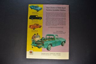 1961 International Light Duty Truck Brochure C - 100 Pickup 61 5