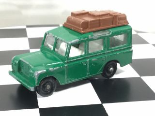 Rare Vintage Lesney Matchbox Land Rover Safari 1/64 Diecast Wagon: No.  12