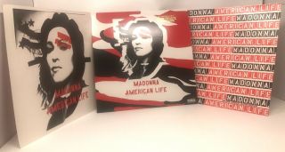 Madonna - American Life 12 " X2 Vinyl Promo (2003 W/2 Promo Flats) Never Played