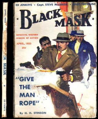 Black Mask - April 1933 - Nebel,  Gardner,  Torrey