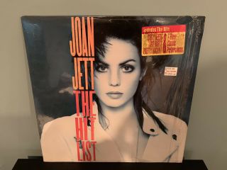 Joan Jett The Hit List 1990 1st Press Cbs Associated/blackheart Z45473 Vg,  /vg,