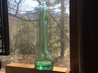 Vintage Coca Cola Company Lab Syrup Testing Bottle Bud Vase Solid W Stain Bottom