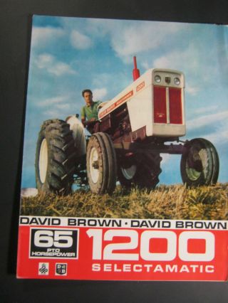 David Brown 1200 Selectamatic 4 Page Brochure