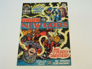Dc Comics The Gods Number 2 May 1971 Orion Of The Gods Jack Kirby