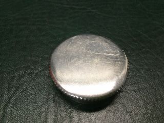 Antique Silver Repousse Snuff Pill Box Marked Made in Denmark Hans Jensen 6