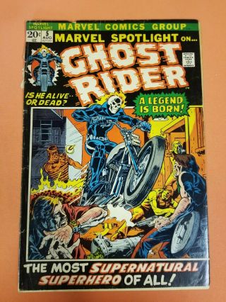 Marvel Spotlight 5 (1972) 1st Ghost Rider / Johhny Blaze (poor Grade)