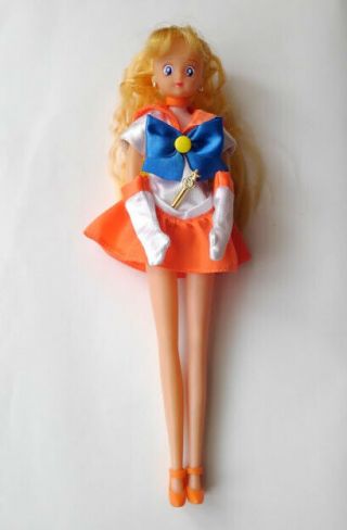 Sailor Venus Figure Dress Up Doll With A Cane Minako Bandai Sailor Moon