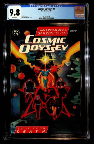 Cosmic Odyssey 4 Cgc 9.  8 Starlin,  Mignola,  Darkseid,  Superman,  Batman,  Orion