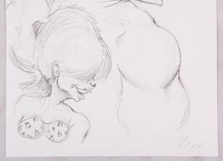 William Messner - Loebs Art Sketch,  Maxx w Jungle Queen,  12 