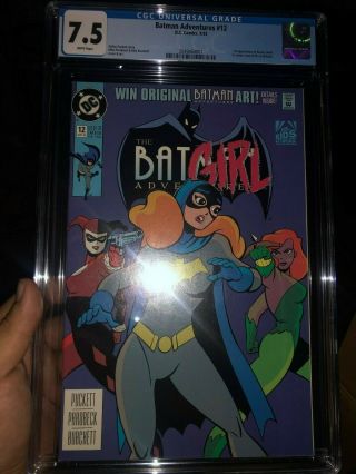 Batman Adventures 12 Cgc Graded 7.  5 Vf - 1st Appearance Harley Quinn Dc Comics