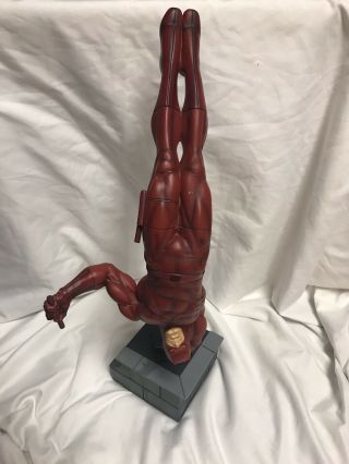 Hard Hero Daredevil Dealer Exclusive Origin Statue Red Sideshow Avengers