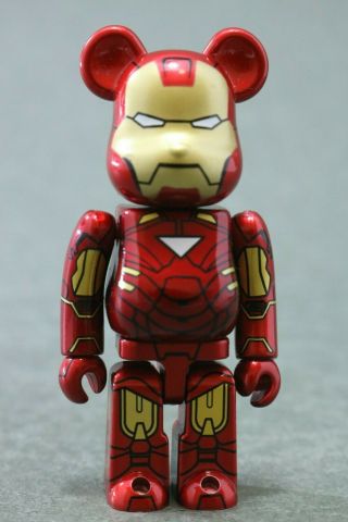 Be@rbrick Bearbrick Series 20 Iron Man 100 Figure 3 " Medicom Japan H1064