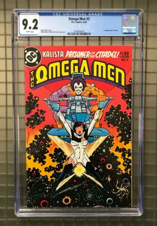 Omega Men 3 Dc Comics 1983 Cgc 9.  2 First Appearance Of Lobo