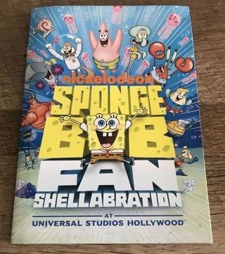 Universal Studios Spongebob Squarepants Fan Shellabration Program Sept 2013 Nm