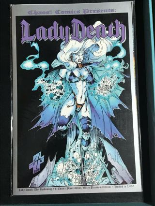 Lady Death The Reckoning 1 Encore / Micro Premium Edition Only 2,  000