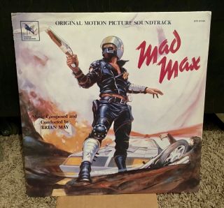 Mad Max Soundtrack Lp 1980 Vg,  Brian May/queen