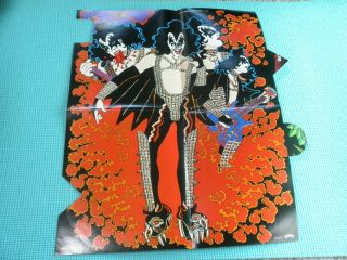 KISS LP Gene Simmons Solo Album w/Jigsaw Poster Victor Japan VIP - 6579 OBI 4