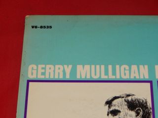 Vintage Gerry Mulligan Meets Stan Getz LP 1963 Verve Records V6 - 8535 2
