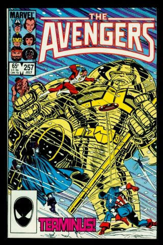 Marvel Comics The Avengers 257 Captain America 1st Appearance Nebula Vfn/nm 9.  0