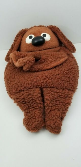 Rowlf Hand Puppet - 1977 - Fisher Price Toys - Jim Hensen Muppets - Vintage Muppets - Wow