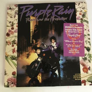 Prince - Purple Rain - Purple Vinyl Promo W/sticker - 1984 Vinyl Lp - 25110 - 1