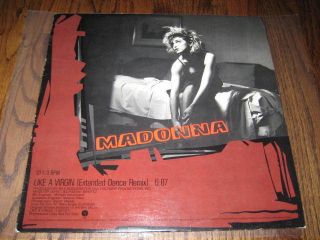 Madonna Like A Virgin Us Promo 12 " Vinyl - Custom Sleeve