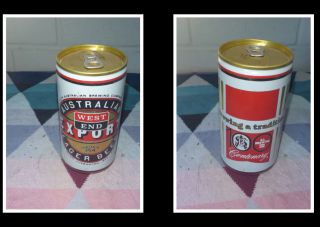 Collectable Australian Beer Can,  West End Export 100 Years Centenary
