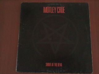 Motley Crue Shout At The Devil Vinyl Gatefold Mexican Edition