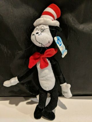 Dr Seuss Cat In The Hat Plush 12 Inch Tall Official Movie Merchandise 2003