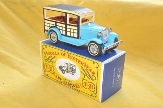 Matchbox Yesteryear Y21 - 1 Ford Model A Woody Wagon (1930) - Code 3 (d05)