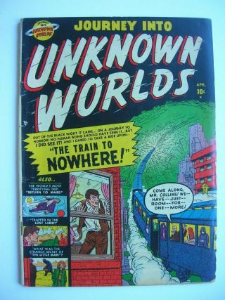 Journey Into Unknown Worlds 4,  Vg,  Unrestored,  See Shipp.  Costs For Mult.  Wins