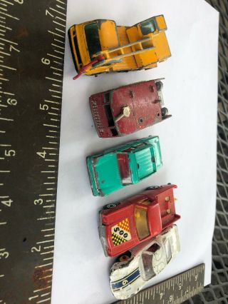 5 Vintage Lesney Matchbox Diecast Cars