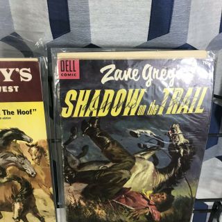 ZANE GREY ' S STORIES OF THE WEST 28 34 604 (1956 - 1957) Dell Comics Gunfighters 7