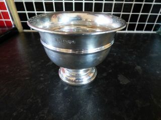 A Chester Art Deco Solid Silver Small Bowl Circa 1926