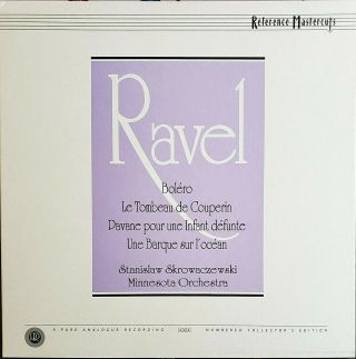 Ravel Bolero,  Tombeau,  Pavane,  Etc.  Minn Orch Skrowaczewski Reference Rm - 1001 Lp Nm