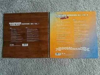 12” Vinyl LP x 2 Guardians Of The Galaxy - VOL 1 and 2 - 2