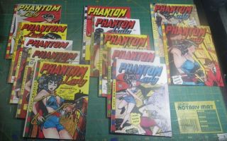 Complete Reprint Series Of Phantom Lady 13 - 23,  Matt Baker,