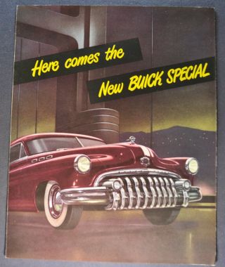1950 Buick Special Sales Brochure Folder 50