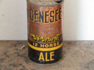 GENESEE.  12 HORSE.  ALE.  LOOKIN.  DIFFICULT.  NON O.  I.  FLAT TOP 2