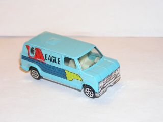Vintage Yatming Eagle Van Red Light Special