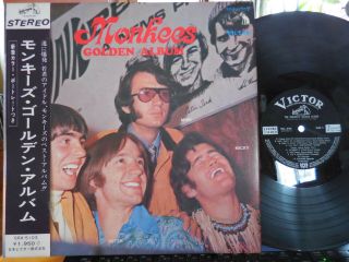 The Monkees Golden Album 1968 Japan Orig Obi,  Poster Complete