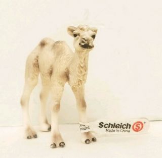 (retired) 2008 Schleich 2.  5 " H X 3 " L " Baby Camel Foal " Figurine (item 73508)