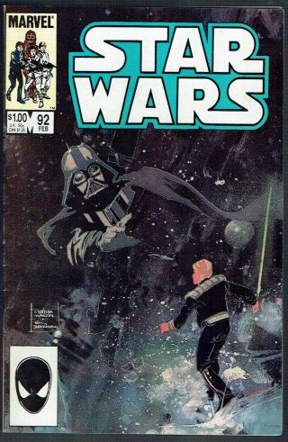 Star Wars 92 Vf/nm/9.  0 - Rad Vader Cover By Bill Sienkiewicz