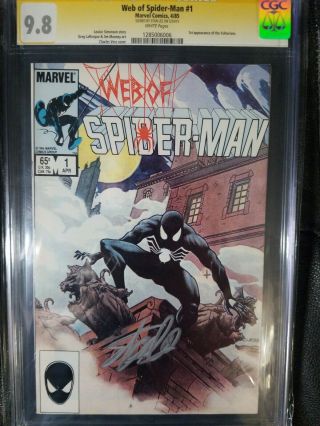 Web Of Spider - Man (1985 1st Series) 1 Cgc Signed By Stan Lee