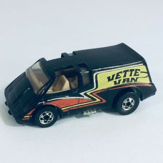Vintage Hot Wheels Hi - Raker Vette Van Black 1979 Hong Kong