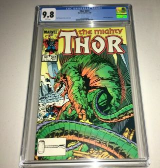 The Mighty Thor 341 Cgc 9.  8