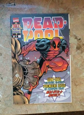 Deadpool 1 (marvel 1997 1st Ongoing Series) Mcguiness Cover Detached
